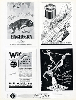 Bagheera (Girdles) Création Paret, Mystéria (Girdles) 1949