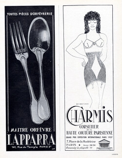 Charmis (Lingerie) 1948 Girdle, Brassiere, Raymond Bret-Koch