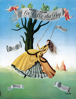 A La Ville Du Puy (Lingerie) 1948 Swing, Barlier