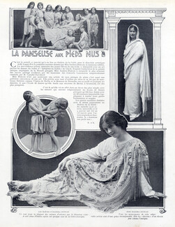 La Danseuse Aux Pieds Nus, 1909 - Isadora Duncan Dance, The Dancer in bare feet, Text by S. d'A.