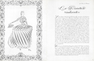 La Discrétion indiscrète, 1948 - Christian Dior Simone Souchi, The indiscreet Discretion, Texte par Louise de Vilmorin
