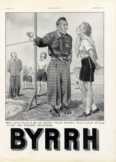 Byrrh 1938 Athlétisme, Saut en hauteur, Georges Léonnec