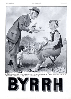 Byrrh 1937 Léonnec, Hunting Dog