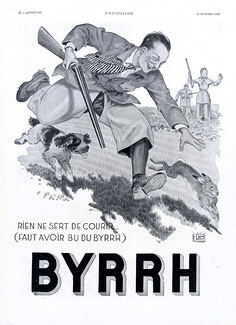 Byrrh 1932 Hunting Rabbit, Léonnec