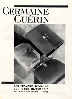Germaine Guerin (Handbags) 1930 Fermoirs d'écaille