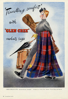 Cree Mills 1947 Scottish, Bellhop, Umbrella