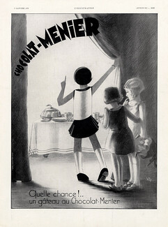 Menier (Chocolates) 1932 Vic, Girls