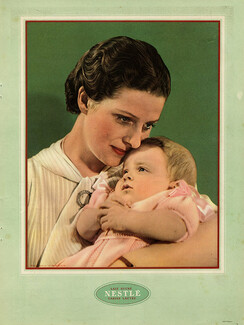 Nestlé 1935 Baby, maternity, Photo Gorsky Frères