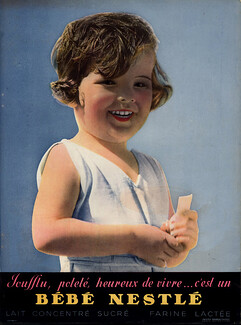 Nestlé 1936 Little Girl
