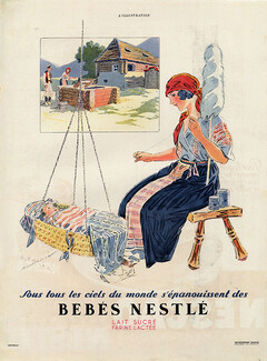 Nestlé 1934 Georges Bourdin, maternity