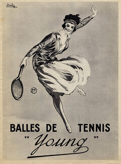 Young (Tennis Ball) 1931 Dorfi Tennis Players