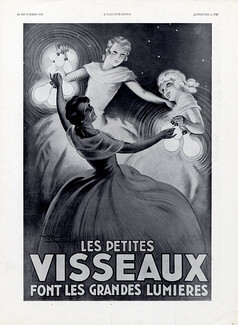 Visseaux (Light Bulb) 1933 Women Dancing, Henri Le Monnier
