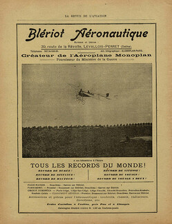 Blériot Aeronautique 1911 Aeroplane Monoplan