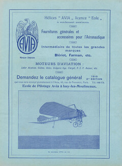 Avia 1911 Aéronautique, Blériot, Farman, Airplane