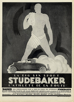 Studebaker 1926 Jean Carlu Art Deco Poster Art