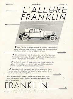 Franklin 1930 L'Allure