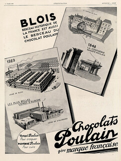 Poulain (Chocolats) 1929 Goefft, Factory