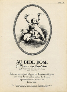 Au Bébé Rose 1926 Boucher, J. Denouille Confectioner, Chocolate maker