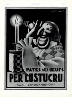 Lustucru 1934 Mauzan, Poster Art