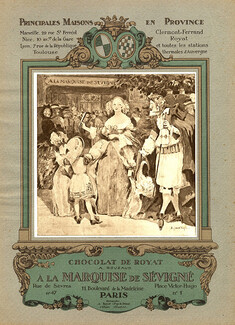 Marquise de Sévigné 1919 Grand Aigle, Chocolat de Royat