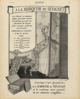 Marquise de Sévigné 1913 Crinoline 19th Century Costumes, Tolmer Cie grav.