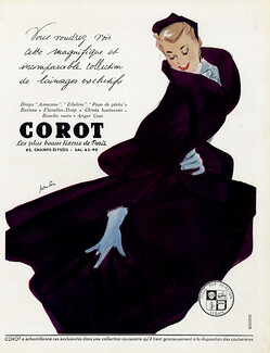 Corot (Fabric) 1952 Maurice Paulin