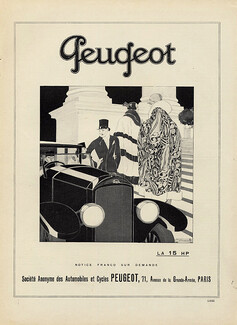 Peugeot 1924 La 15 HP, René Vincent