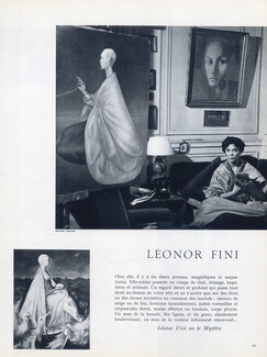 Leonor Fini or the Mystery 1955 Portrait, Photo Choura
