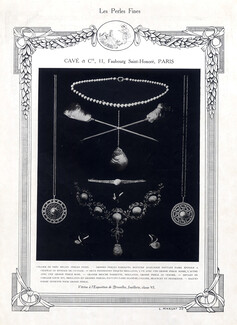 Juclier & Cie (Jewels) 1910 Cavé & Co, Pearls