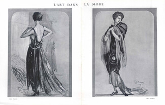 Paquin 1919 Jean-Gabriel Domergue, Evening Gown