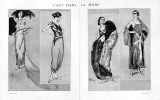 Jenny (Couture) 1919 Jean-Gabriel Domergue, Evening Gown