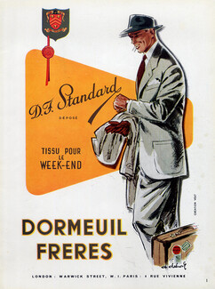 Dormeuil Frères 1954 Men's Fashion, A. Delmar