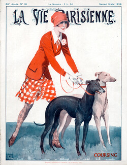 Georges Léonnec 1928 Coursing, Sighthound, Greyhound