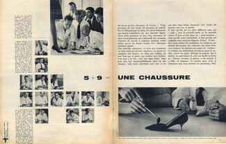 Charles Jourdan (Shoes) 1961 Manufacturing of a shoe for Spring