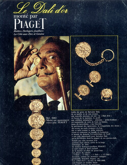 Piaget (Watches) 1972 Le Dali d'Or, Currency, Salvador Dali Portrait