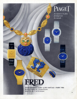 Piaget (Watches) 1972 Necklace, Bracelet Fred (Jewels)