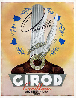 Girod (Chiming Clock) 1949 Carillons, Lecoq