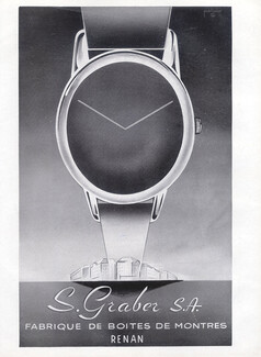 Graber (Watches) 1948 Fabrique de Boites de Montres, Factory