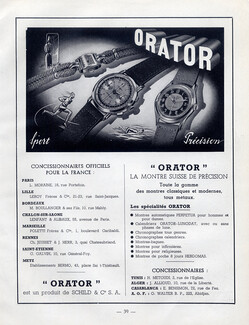 Orator (Watches) 1950 Ets Schild & C°