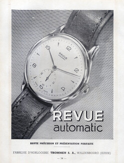 Ets Thommen (Watches) 1950 Revue Automatic
