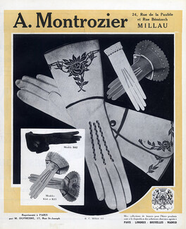 Montrozier (Gloves) 1924 Millau