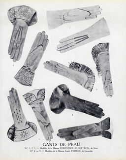 Perrin (Gloves) 1924 Forestier-Chartron, Ets Bastard, Ets Mériguet