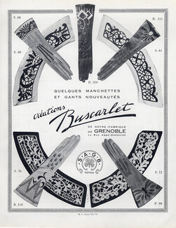 Buscarlet (Gloves) 1924 Cuffs and Gloves