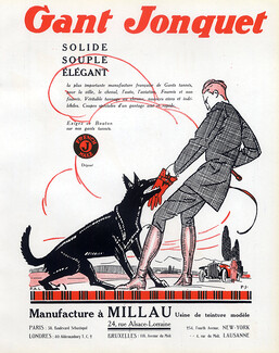 Jonquet (Gloves) 1924 Trainer Dog
