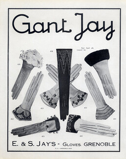 Jay (E & S. Jay's Gloves) 1924 Grenoble