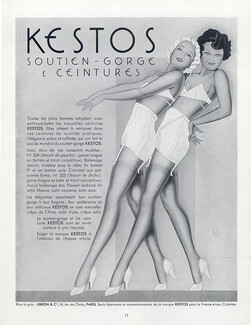Kestos (Lingerie) 1934 Girdle & Bra