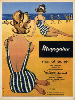 Mayogaine (Swimwear) 1962 Ets Oriano, Helanca