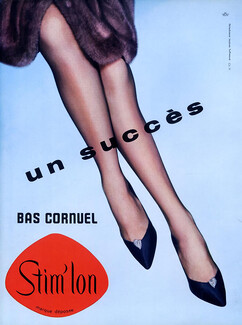 Cornuel (Lingerie) 1960 Stim'lon Stockings Hosiery