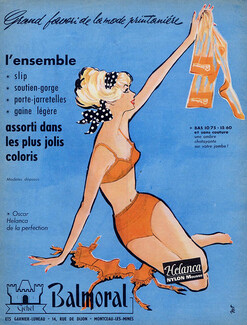 Gehel Balmoral (Lingerie) 1959 Bra, Panties, Stockings Hosiery, Pin-up