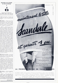 Scandale (Lingerie) 1938 Girdle, Photo G. Marant